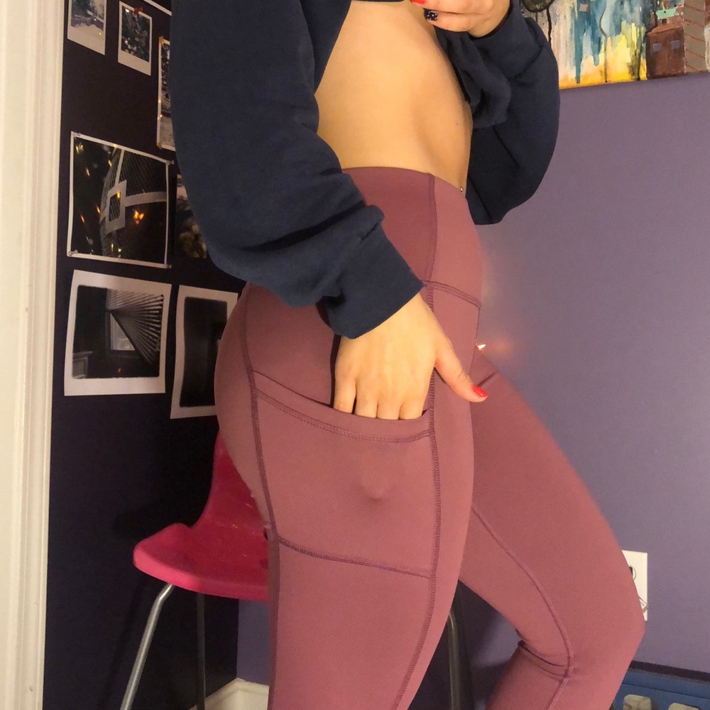 Pink leggings